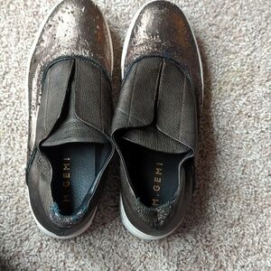 Slip on sneakers metallic brown size 40 EU Brand New - M Gemi